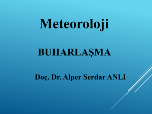 Meteoroloji - Ankara Üniversitesi Açık Ders Malzemeleri