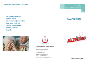ALZHEIMER - Çayırova Toplum Sağlığı Merkezi