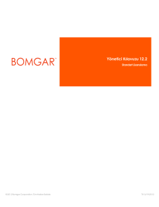 Bomgar 12.2 Yönetici Kılavuzu | Standart Lisanslama