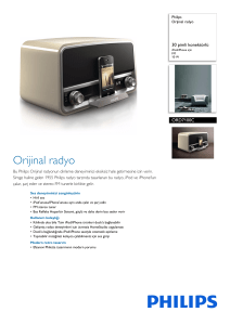 ORD7100C/00 Philips Orijinal radyo
