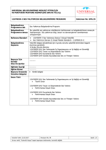upg.35 12uy0059-3 ses yalıtımcısı belgelendirme programı