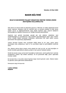 basın bülteni - Türkiye Sermaye Piyasaları Birliği