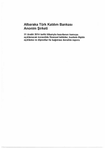 Albaraka Türk Katılım Bankası Anonim Şirketi