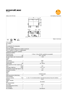 AC2046 AS-Interface Ağ sistemi AirBox 2DI 1PO M12 Made in