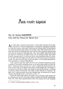 Doç. Dr. Osman KARADENiZ - İSAM Kütüphanesi