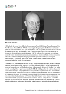 Otto Paul Hermann Diels | İnovatif Kimya Dergisi