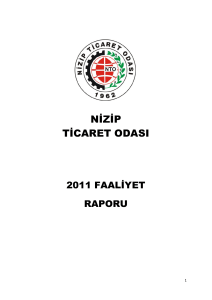 NTO Faaliyet Raporu 2011