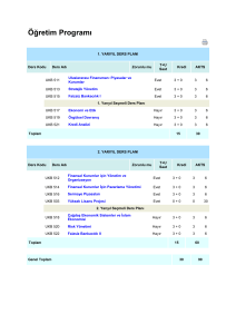 Öğretim Programı
