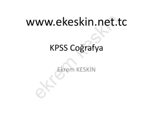 KPSS Coğrafya - AwardSpace.com