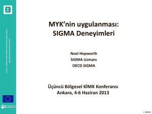 The implementation of FMC – from the perspective of - sigma