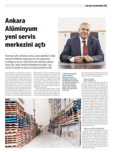 Ankara Alüminyum yeni servis merkezini açtı