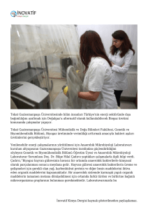 Gaziosmanpaşa Üniversitesi Biogaz Üretimi Konusunda Çalışmalar