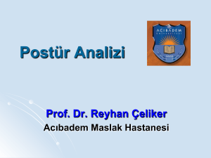 Postür Analizi - Prof. Dr. Reyhan Çeliker
