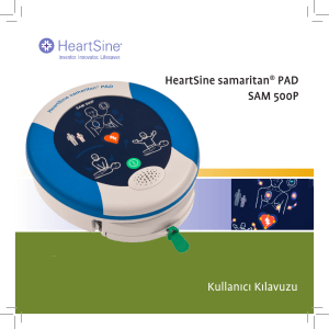 Kullanıcı Kılavuzu HeartSine samaritan® PAD SAM 500P