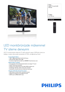 221TE2LB/00 Philips Dijital TV tunerli LED Monitör