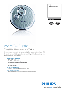 EXP3360/00C Philips Taşınabilir CD Çalar