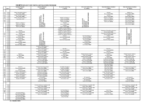 kshmyo2016-2017 güz yarıyılı haftalık ders programı