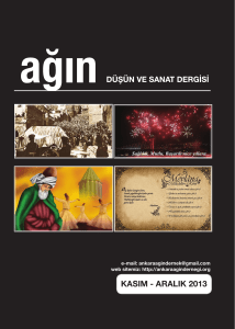 kasım - aralık 2013 - Ankara Ağın Kültür ve Dayanışma Derneği