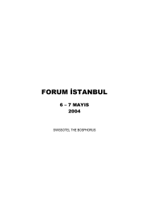 forum 2004 turkce - Forum İstanbul 2016
