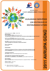 AKVAM 2011 afiş.cdr - Avrupa Birliği Araştırma ve Uygulama Merkezi