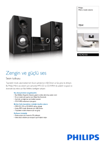 MCM2150/12 Philips Mikro müzik sistemi