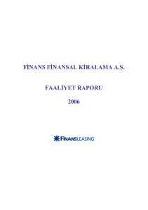 Faaliyet Raporu 2006