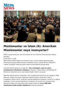 Müslümanlar ve İslam (6): Amerikalı Müslümanlar