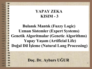 Fuzzy Logic - Dr. Aybars UĞUR