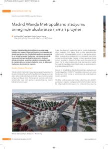 Madrid Wanda Metropolitano stadyumu örneğinde uluslararası