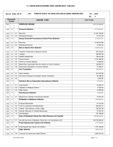 1.4 GİDERLERİN EKONOMİK SINIFLANDIRILMASI TABLOSU 630