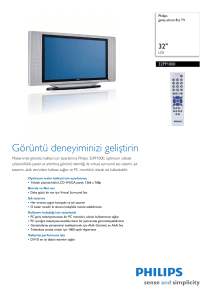 32PF1000/62 Philips geniş ekran flat TV