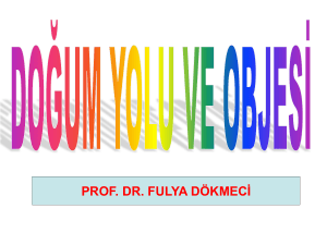 interspinöz çap - Prof.Dr. Fulya Dökmeci