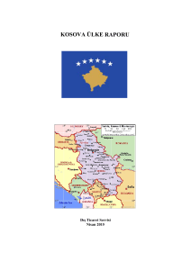 kosova ülke raporu - Konya Ticaret Odası