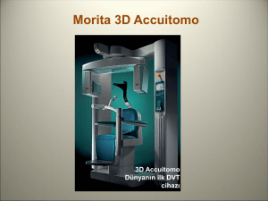 Morita 3D Accuitomo 170 Modeli, 3 boyutlu dental