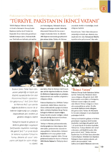 türkiye, pakistan`ın ikinci vatanı