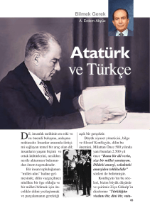 Atatürk ve Türkçe