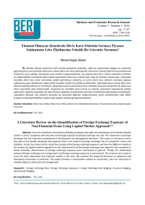 A Literature Review on the Quantification of Foreign Exchange