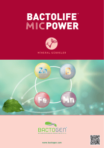 bactolıfe mıcpower - Bactogen Biyoteknolojik Ürünler