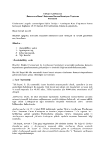 Türkiye-Azerbaycan Uluslararası Kara Ulaştırması Karma Komisyon