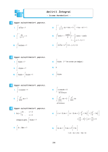 Belirli İntegral - Sistematik Matematik