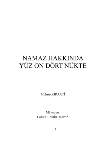 NAMAZLA İLGİLİ 114 NOKTA