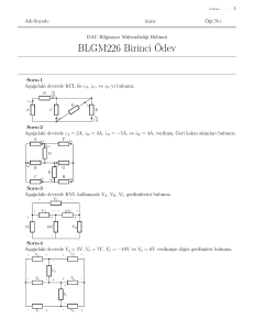BLGM226 Birinci Ödev
