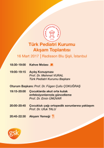 Türk Pediatri Kurumu Akşam Toplantısı