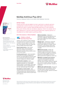 McAfee AntiVirus Plus 2012