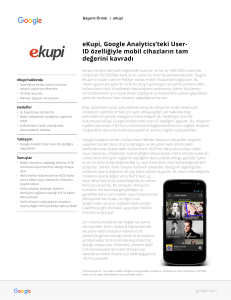 eKupi, Google Analytics`teki User- ID özelliğiyle mobil cihazların tam
