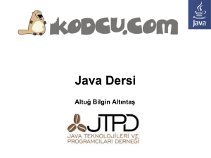 Java Dersi - WordPress.com