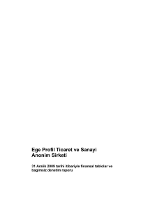 EGE PROFIL - 31.12.2009 - SPK