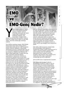 EMO ve EMO-Genç Nedir?