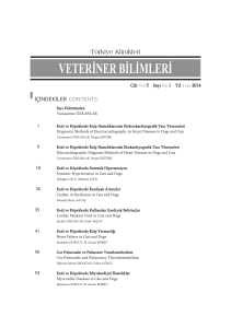 veteriner bilimleri - Türkiye Klinikleri