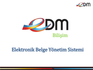 Elektronik Belge Yönetim Sistemi Bilişim